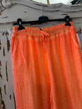 Pantalón Bambula naranja flúor