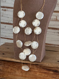 Collar perlas redondas