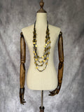Collar largo caucho