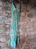 Vestido largo seda