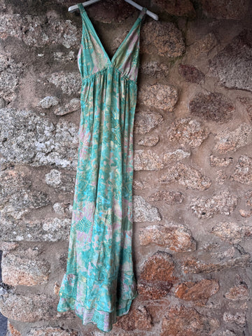 Vestido largo seda