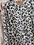 Camiseta Animal print blanca