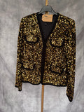 Chaqueta Lentejuelas doradas