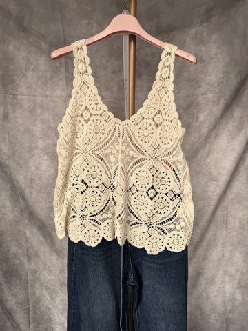 Top croché tirantes