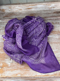 Pañuelo algodón morado