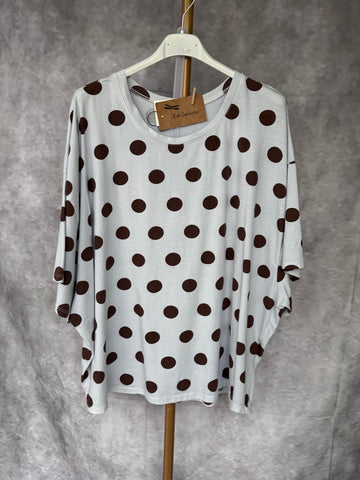 Camiseta lunares