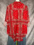 Camisa bandana roja