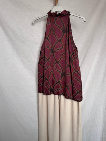 Top viscosa estampado