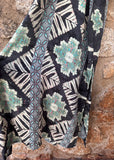 Vestido largo seda