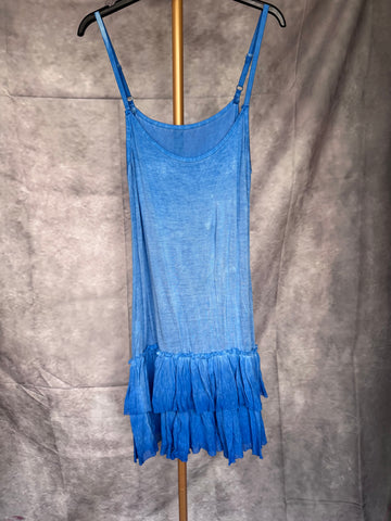 Vestido alargador azul