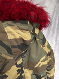 Parka Camuflaje rojo