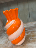 Jarrón Candy naranja
