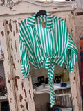 Blusa rayas verdes