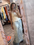 Vestido largo encaje