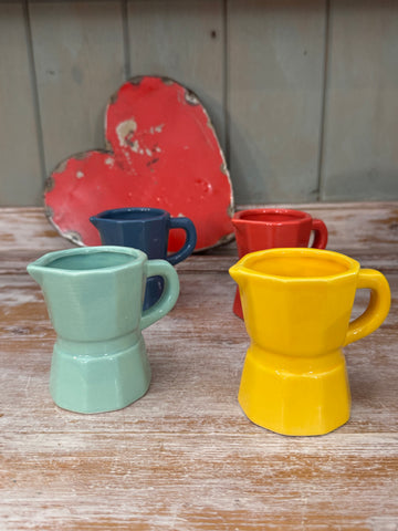 Juego Tazas café con forma de cafetera Moka