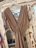 Vestido camel
