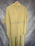 Conjunto rayas amarillo