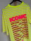 Camiseta Iconic amarillo flúor