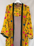 Kimono bordado largo