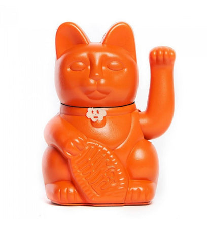 GATO DE LA SUERTE CHINO O LUCKYCAT NARANJA