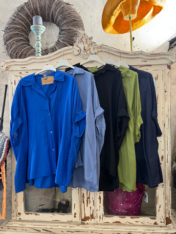 Camisa oversize negro