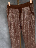 Pantalón baggy lentejuelas