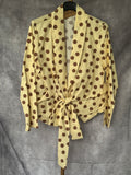 Camisa lunares amarilla