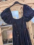 Vestido flores oscuro