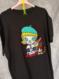 Camiseta negra Muñeca