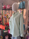 Camisa rayas perlas verde