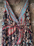 Vestido largo seda
