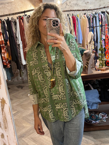 Camisa bandana verde