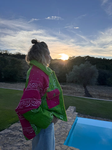 Cazadora Bandana Verde