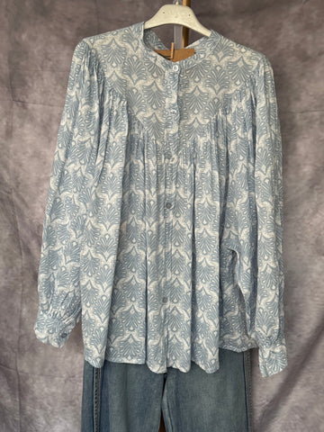 Blusa algodón estampada