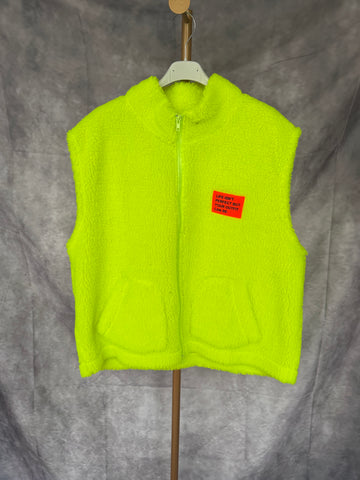 Chaleco Borreguito flúor