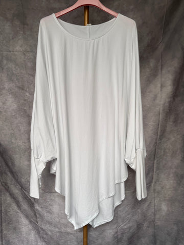 Camiseta Maxi capa blanca
