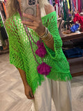 Jersey calado verde flúor