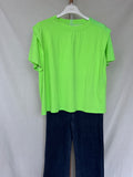 Camiseta verde flúor