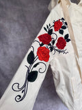 Cazadora algodón con bordados