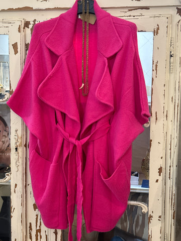 Chaqueta/ Capa Fucsia