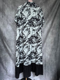 Vestido largo estampado