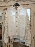 Camisa/ Sobrecamisa blanca
