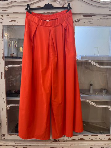 Pantalón palazzo naranja