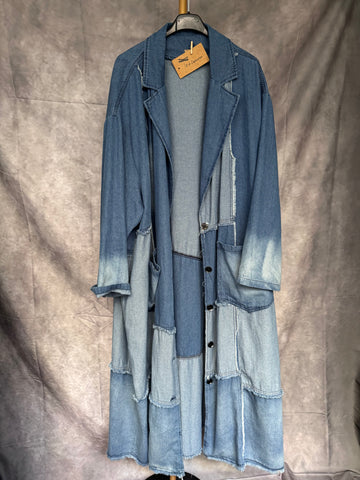 Chaqueta larga Vaquera