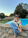 Chaqueta rosas