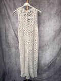 Chaleco crochet largo