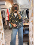 Chaqueta lentejuelas gris