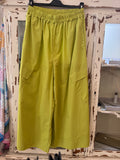 Pantalón palazzo pistacho