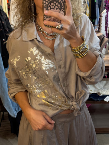 Camisa brillos