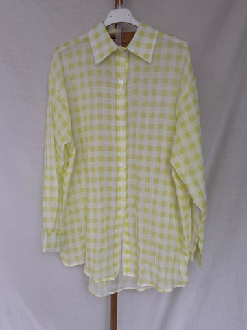 Camisa cuadros flúor